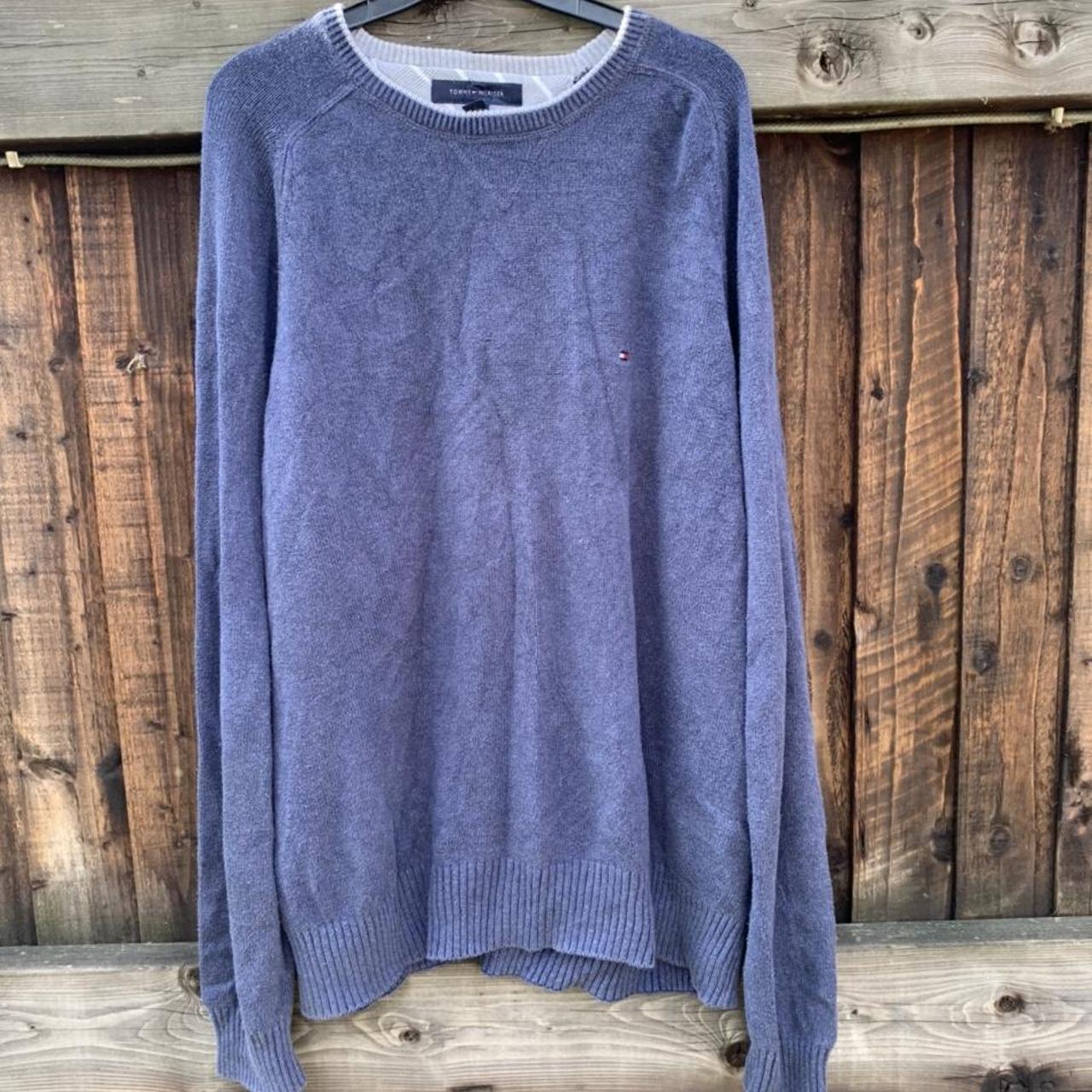 tommy hilfiger navy blue jumper