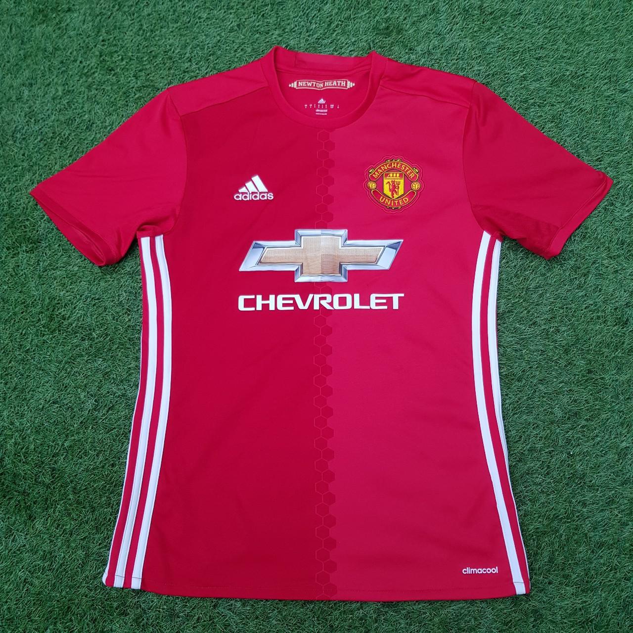 2016 2017 Manchester United Football Shirt Adidas... - Depop