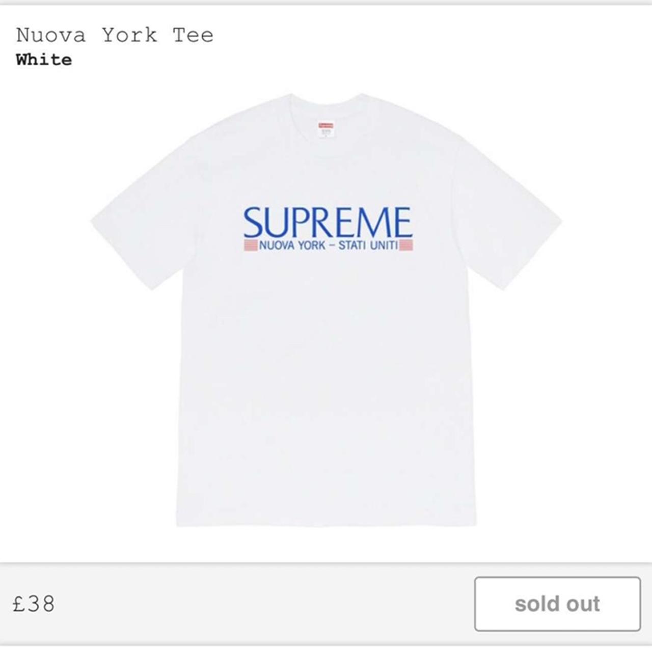 Supreme New York Tee 'White