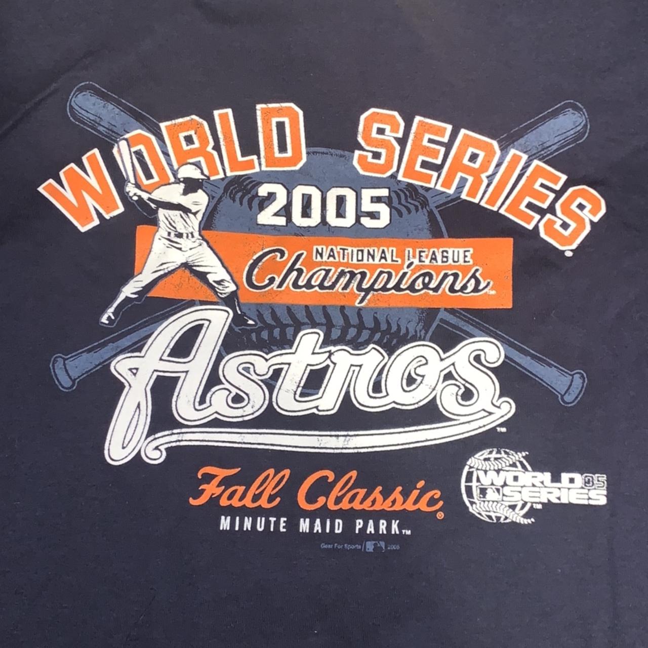 Authentic 2005 Astros World Series T-shirt - men's - Depop