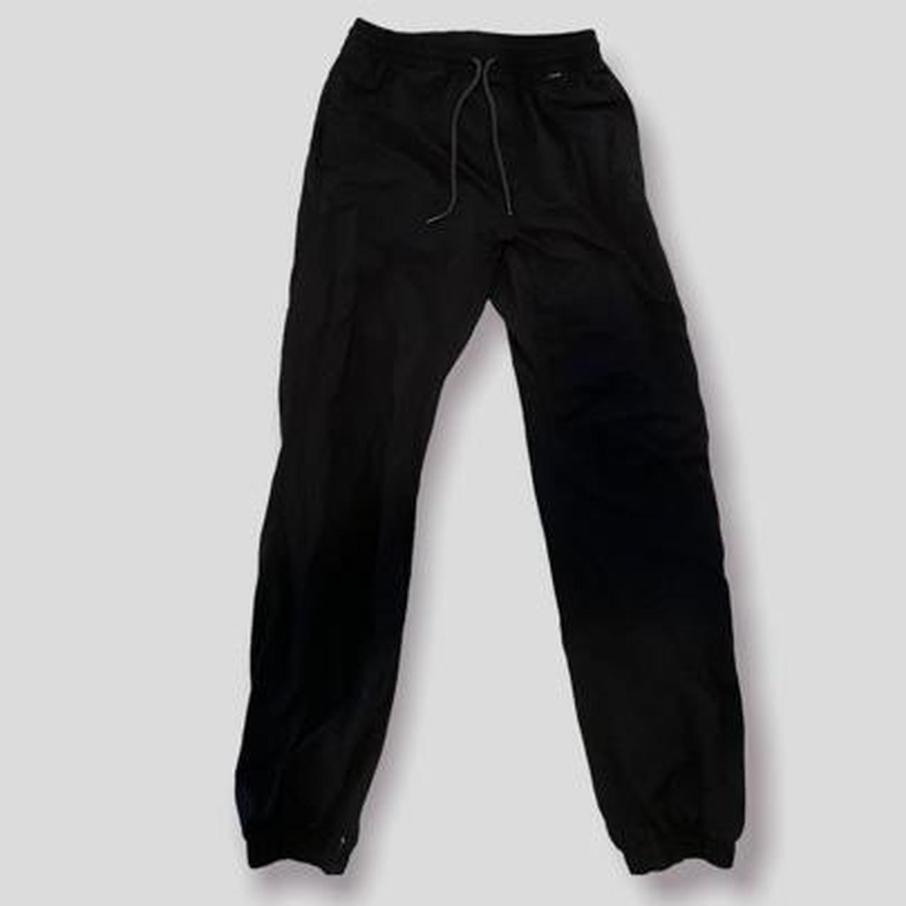 hurley nike drifit black joggers size is a medium... Depop