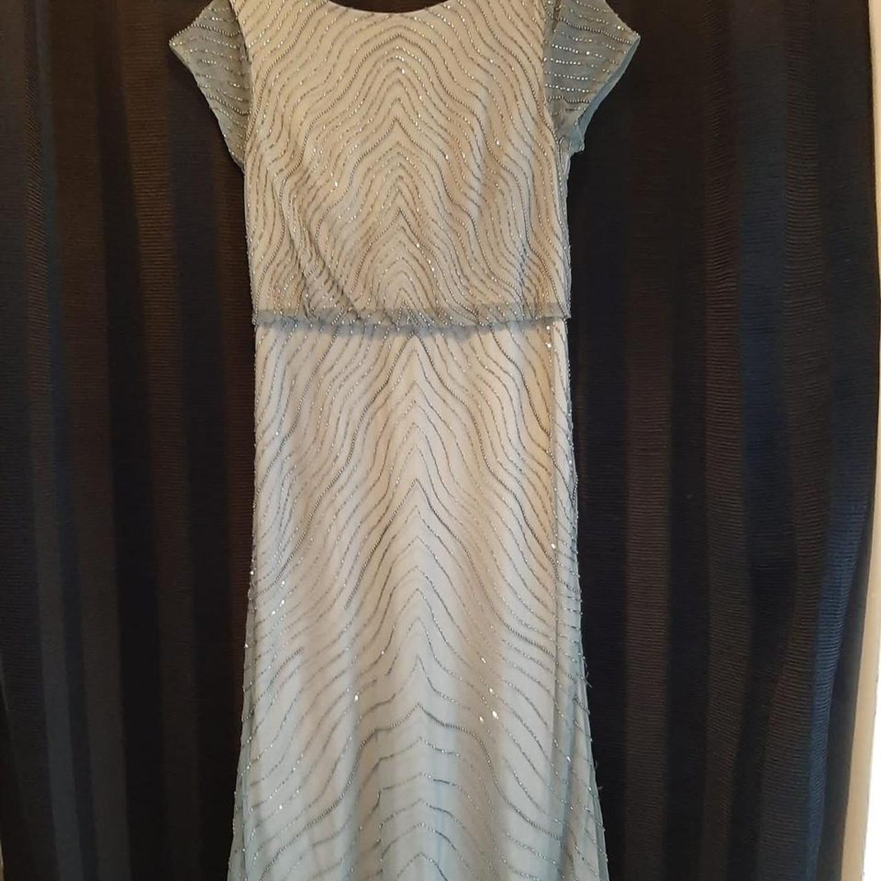 mother of the bride adrianna papell dress only worn... - Depop