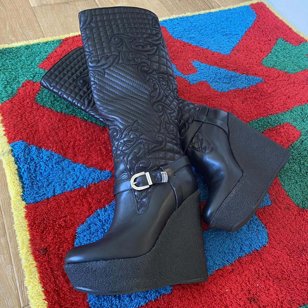 Versace Women's Boots Depop