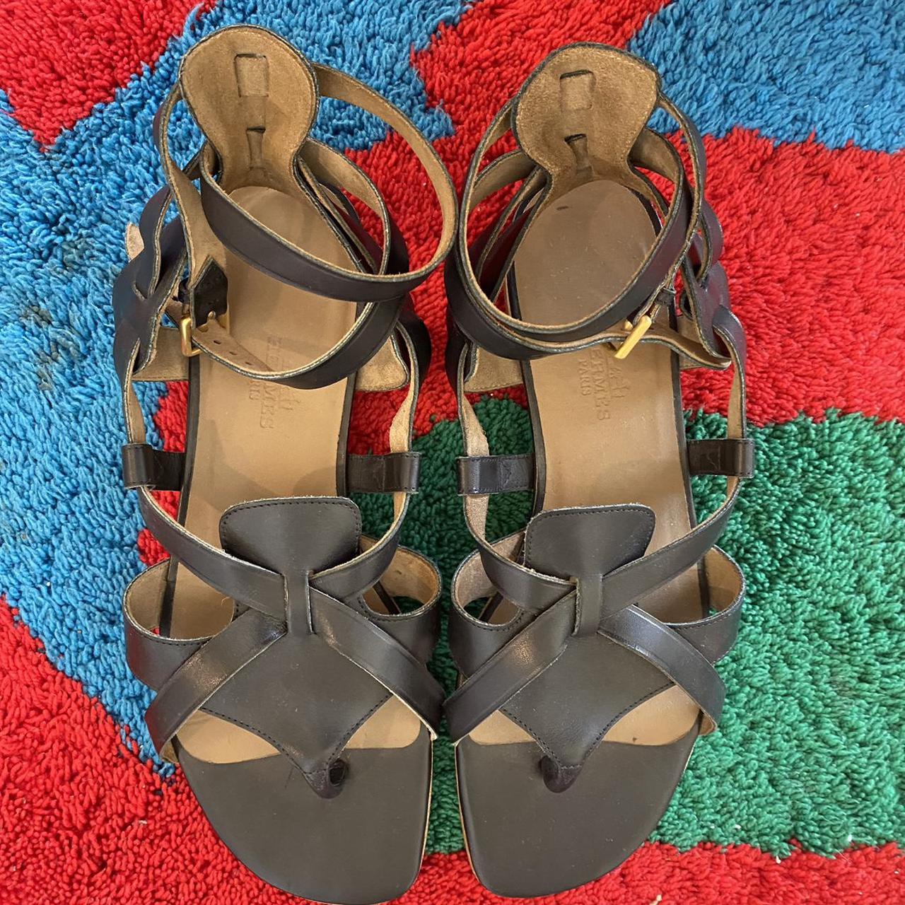 Hermes strappy sandals new arrivals