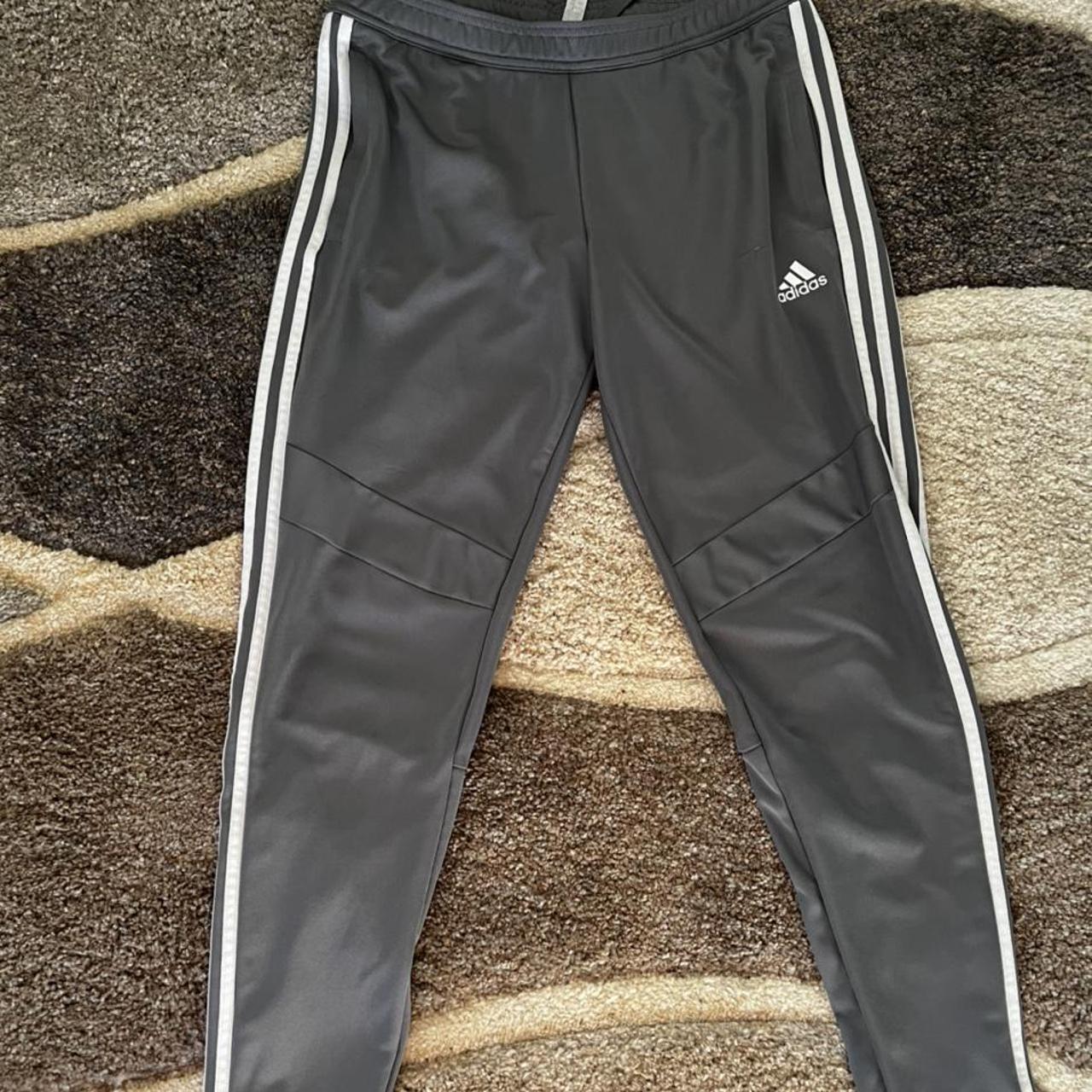 Adidas Sweatpants Women Large Gray Louisville - Depop