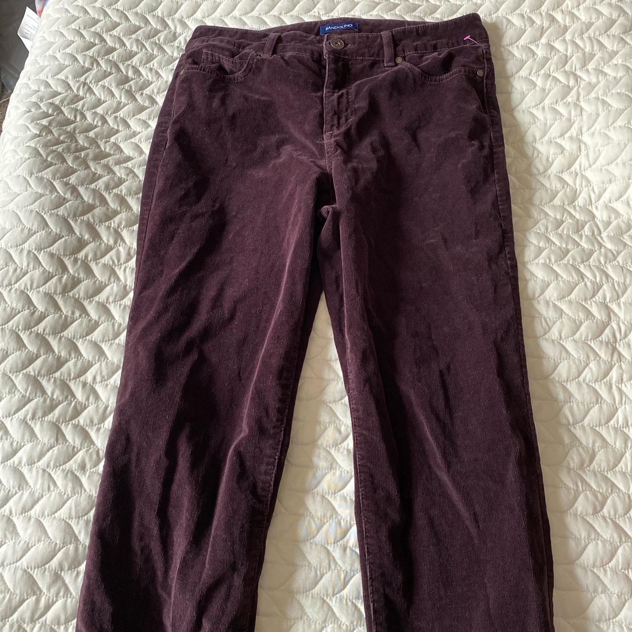 item: corduroy deep purple jeans orig price: ~55 new... - Depop