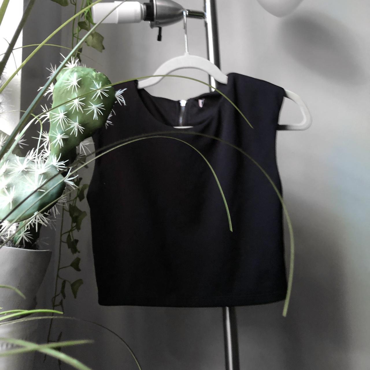 Women's Crop top - Black - S – Black structured C… - image 3