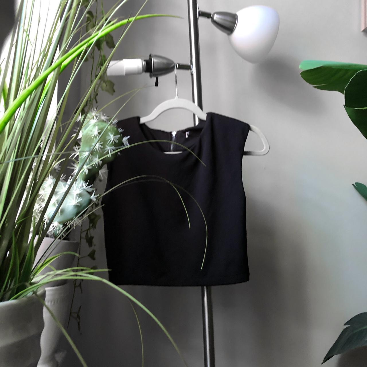 Women's Crop top - Black - S – Black structured C… - image 1