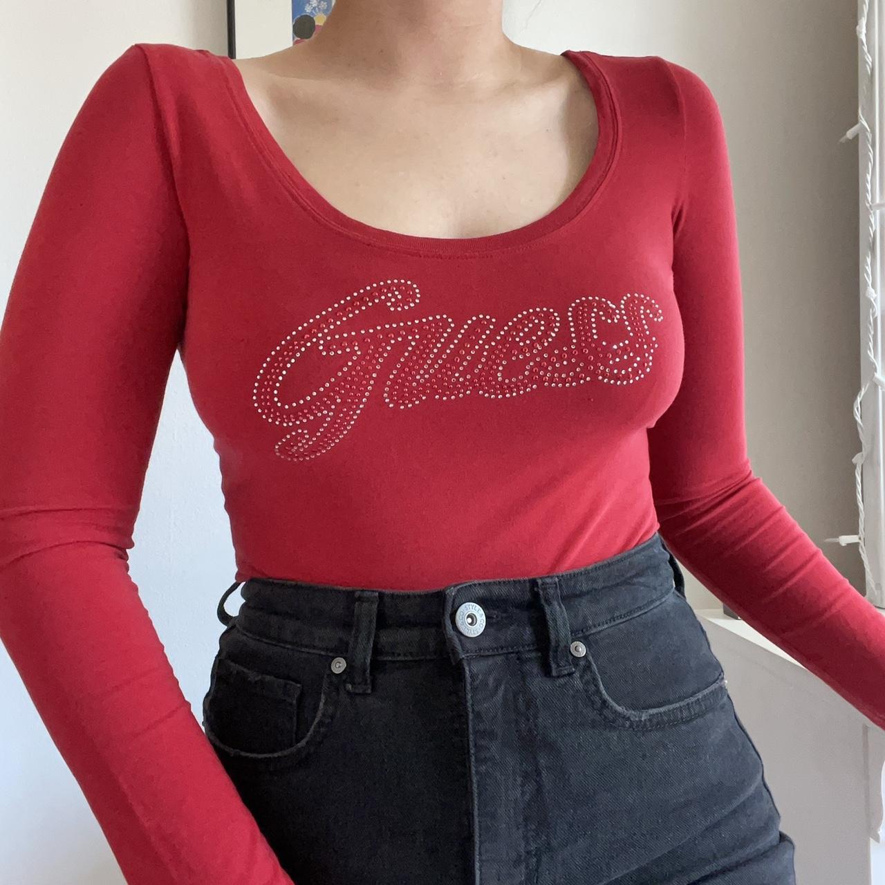Guess Women's Red Shirt (2)