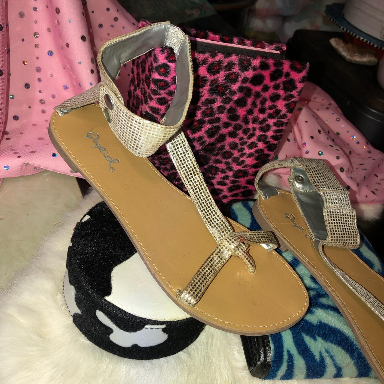 Silver Metallic 2000’s gladiator sandals These are... - Depop