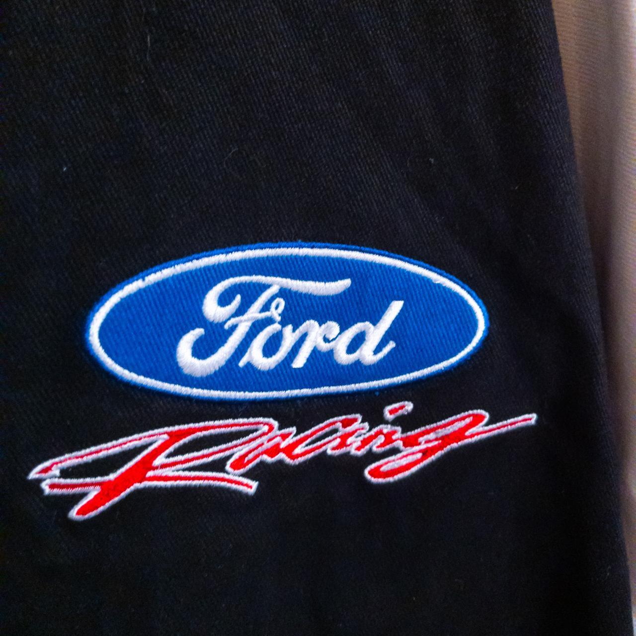 Logo Athletic Vintage FORD Racing Jacket Size 2XL.... - Depop