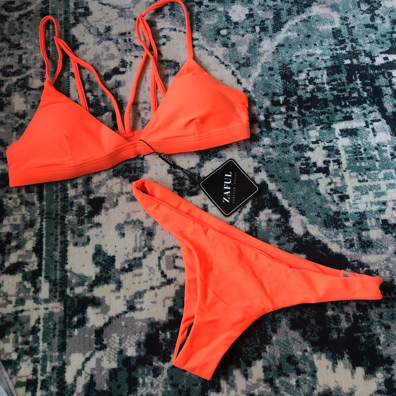 NEVER WORN ZAFUL Padded Back Strappy Bathing Suit Depop