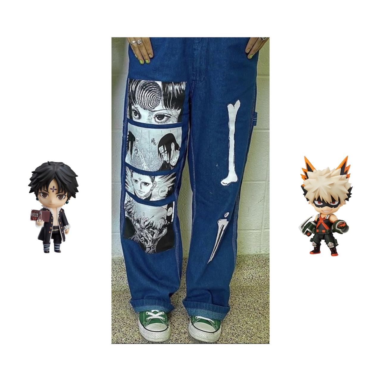 I make custom anime jeans/shirt/tote bag, To see my