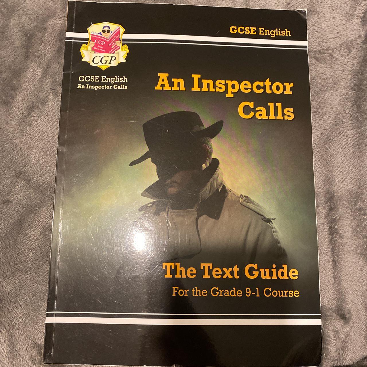 An inspector calls text book extremely helpful! - Depop