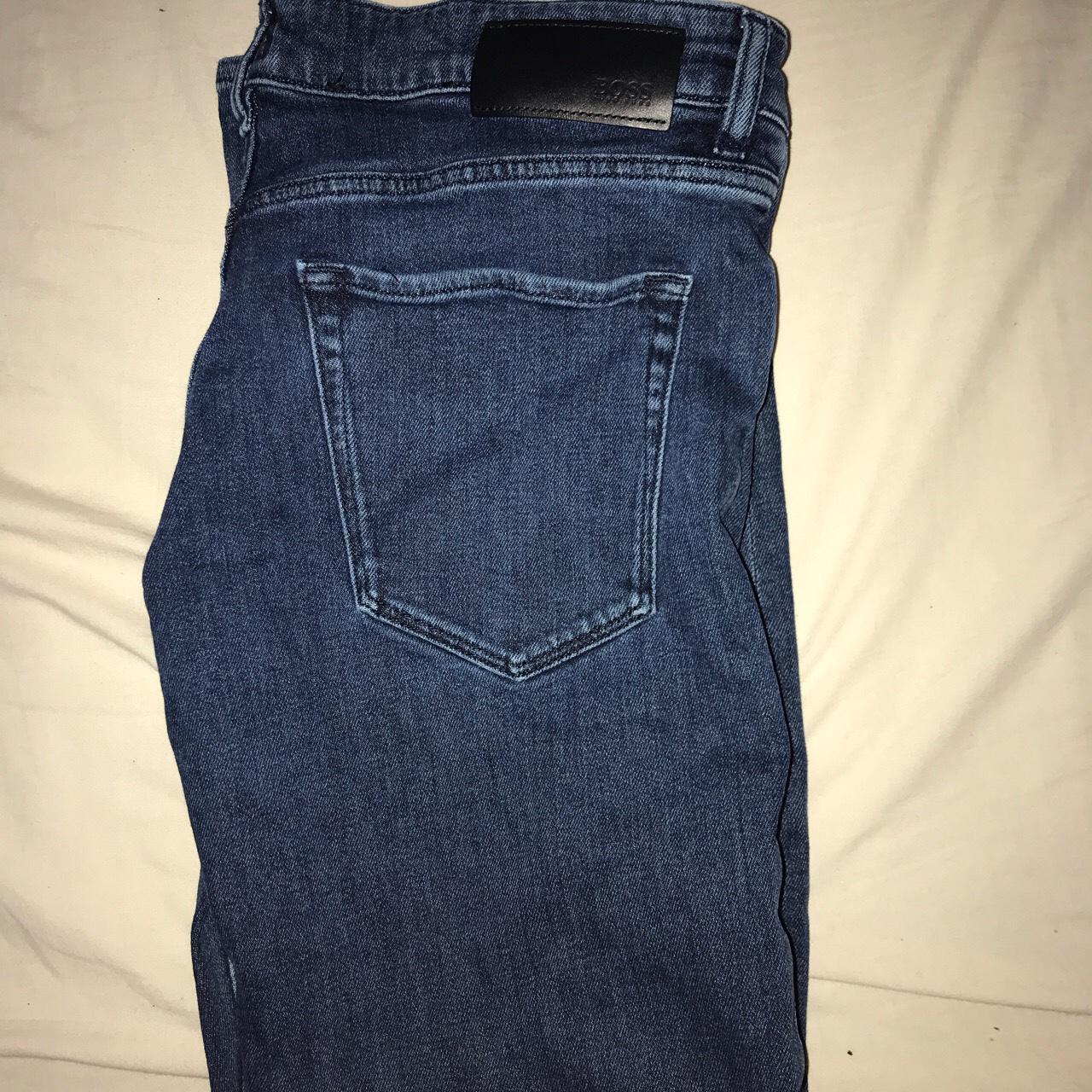 Hugo boss slim fit navy jeans - Depop