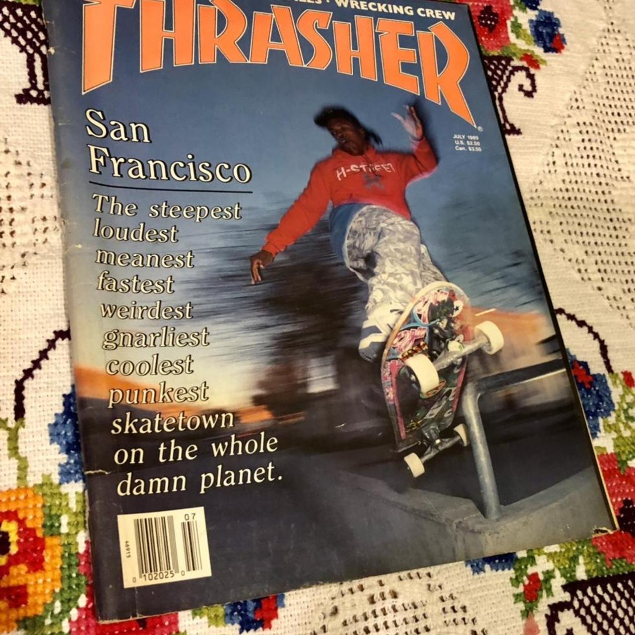 Vintage shop thrasher magazine