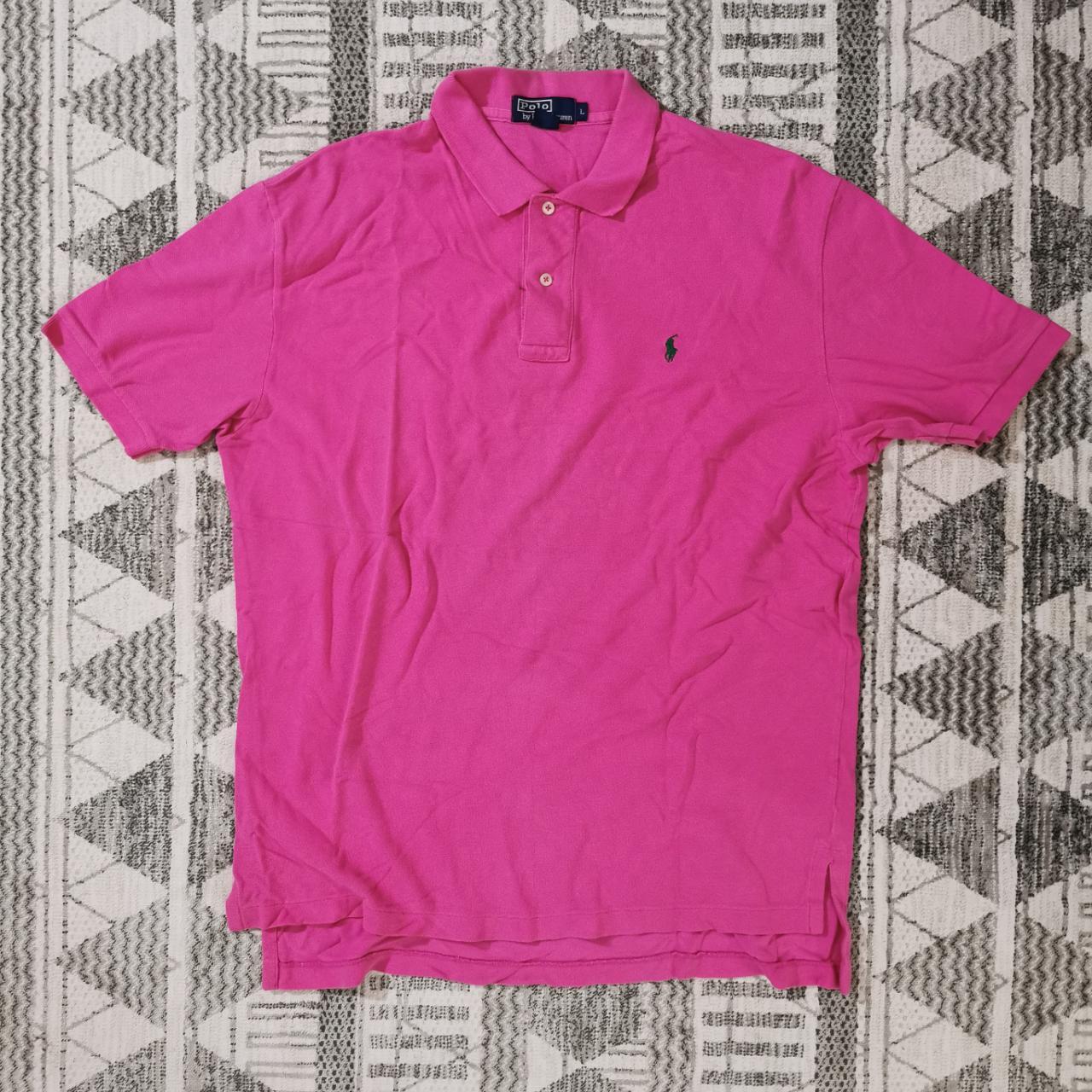 Ralph Lauren Men's Pink Polo-shirts | Depop