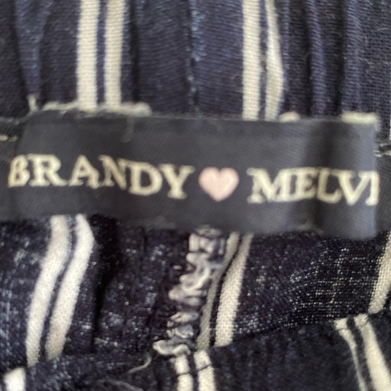 flowy striped pants from brandy melville (free... Depop
