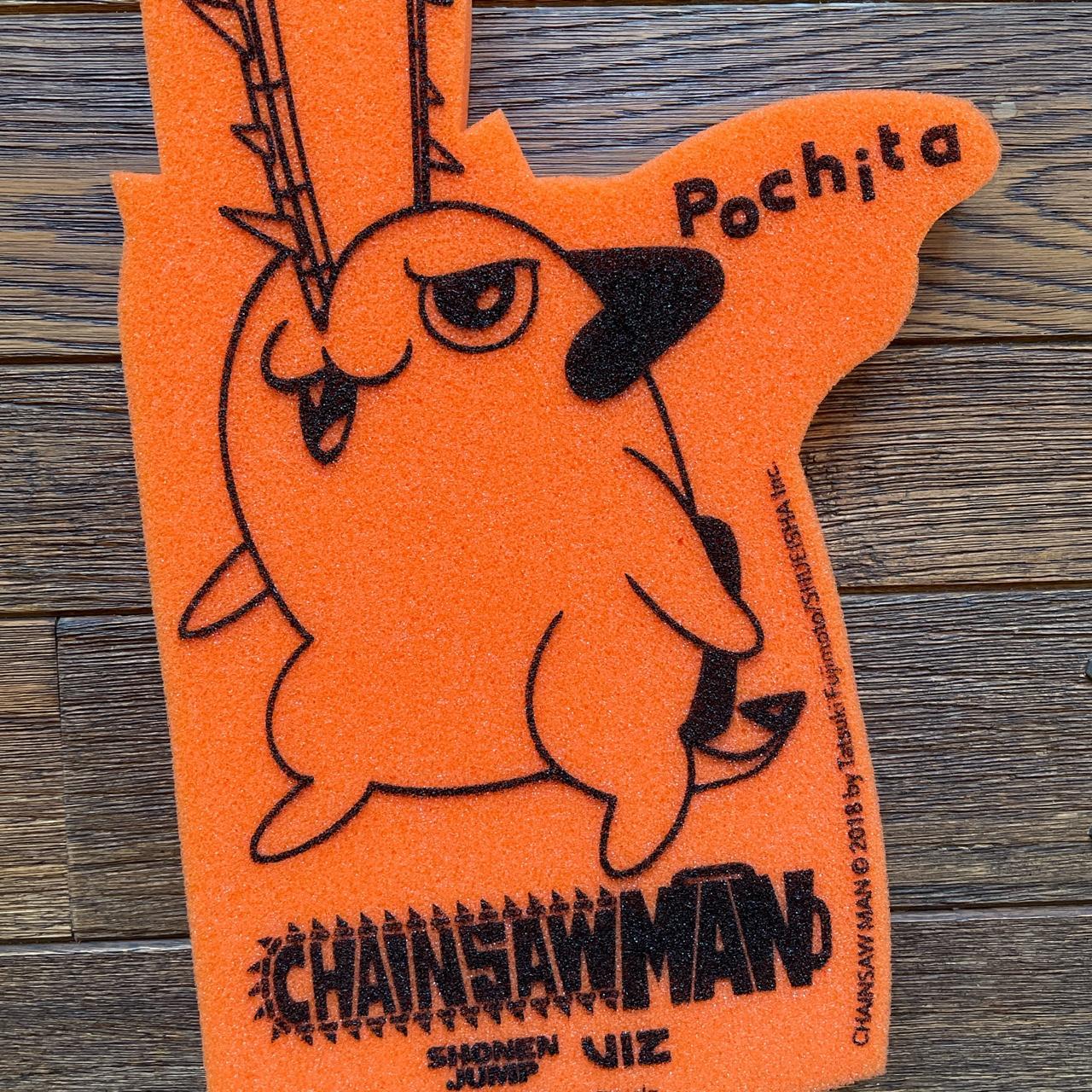 Pochita foam finger *PLEASE DM BEFORE... Depop