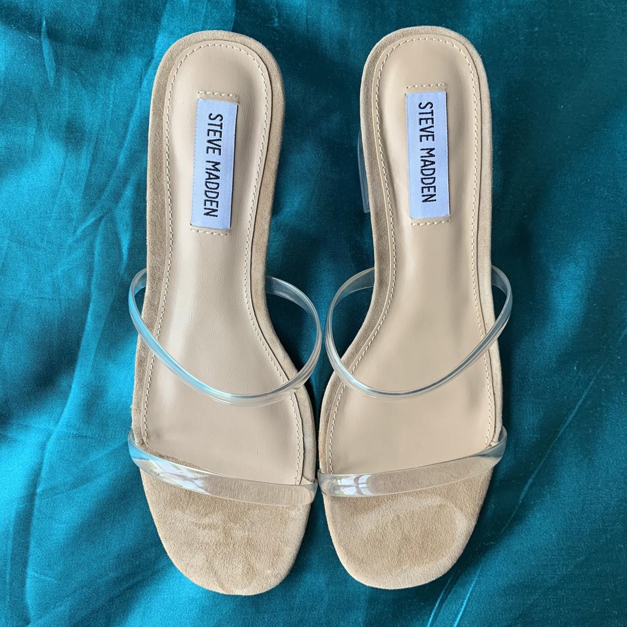 Steve madden sale clear strap