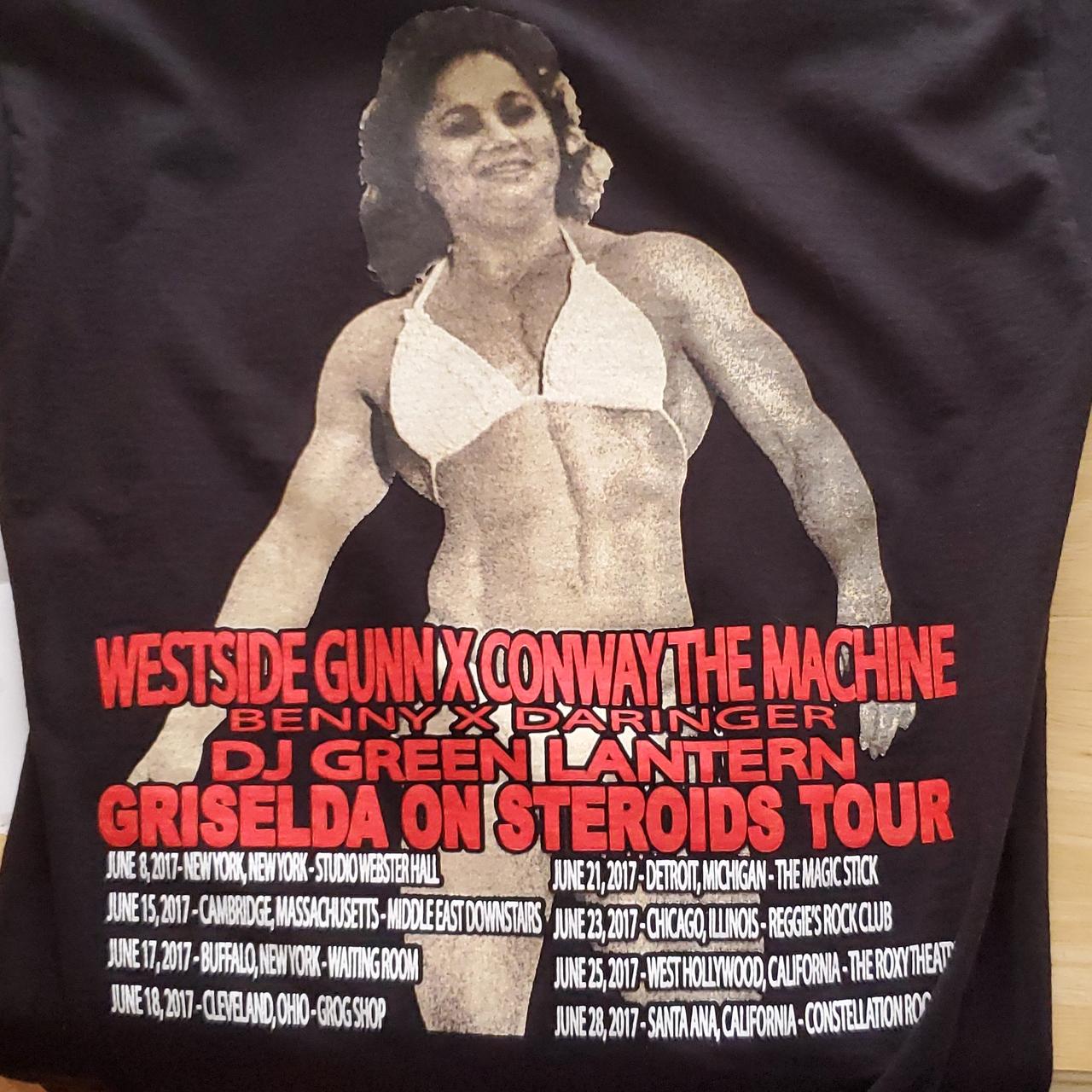 Griselda on steroids tour tee 2017, #gxfr #griselda...