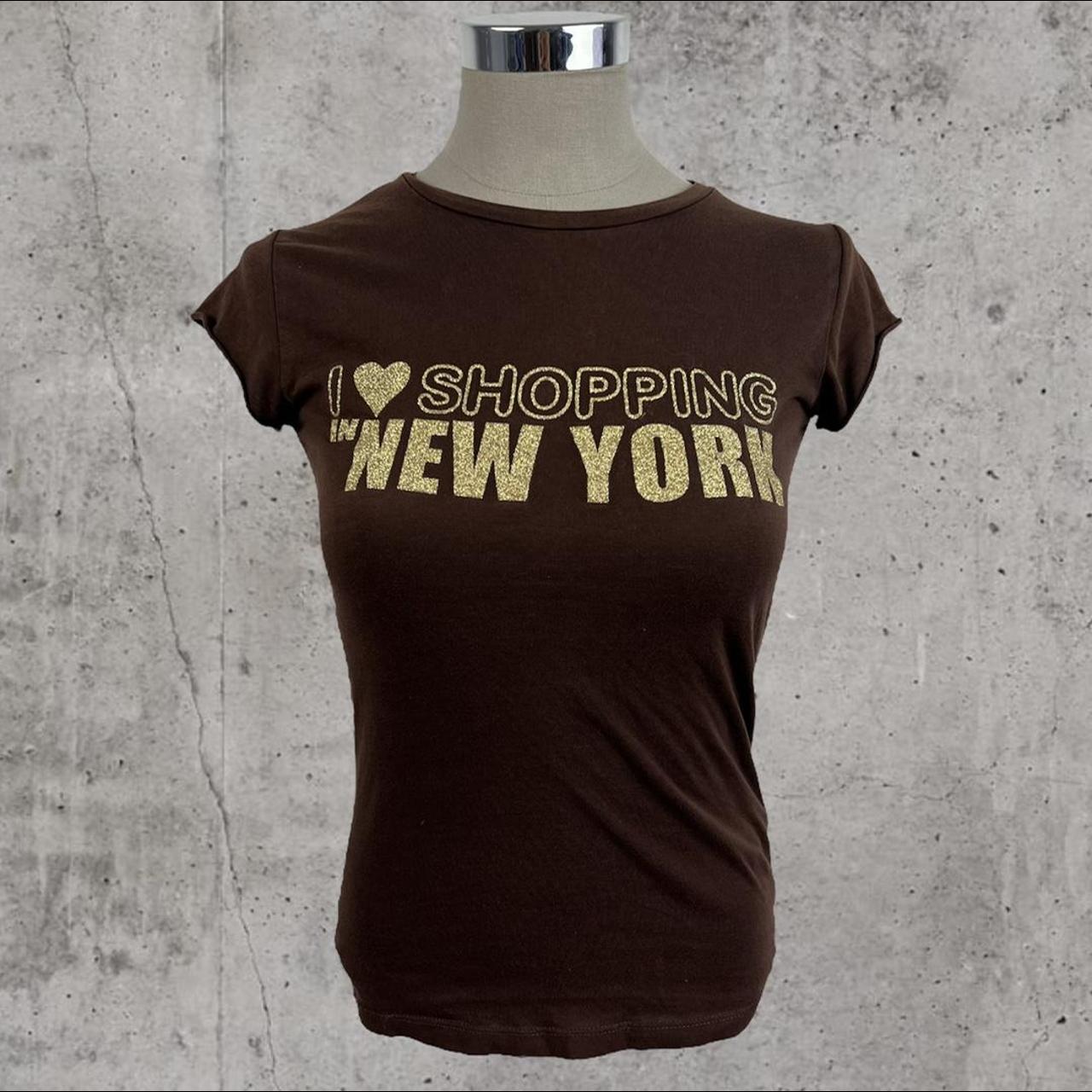UNIF Women's Brown and Gold Shirt
