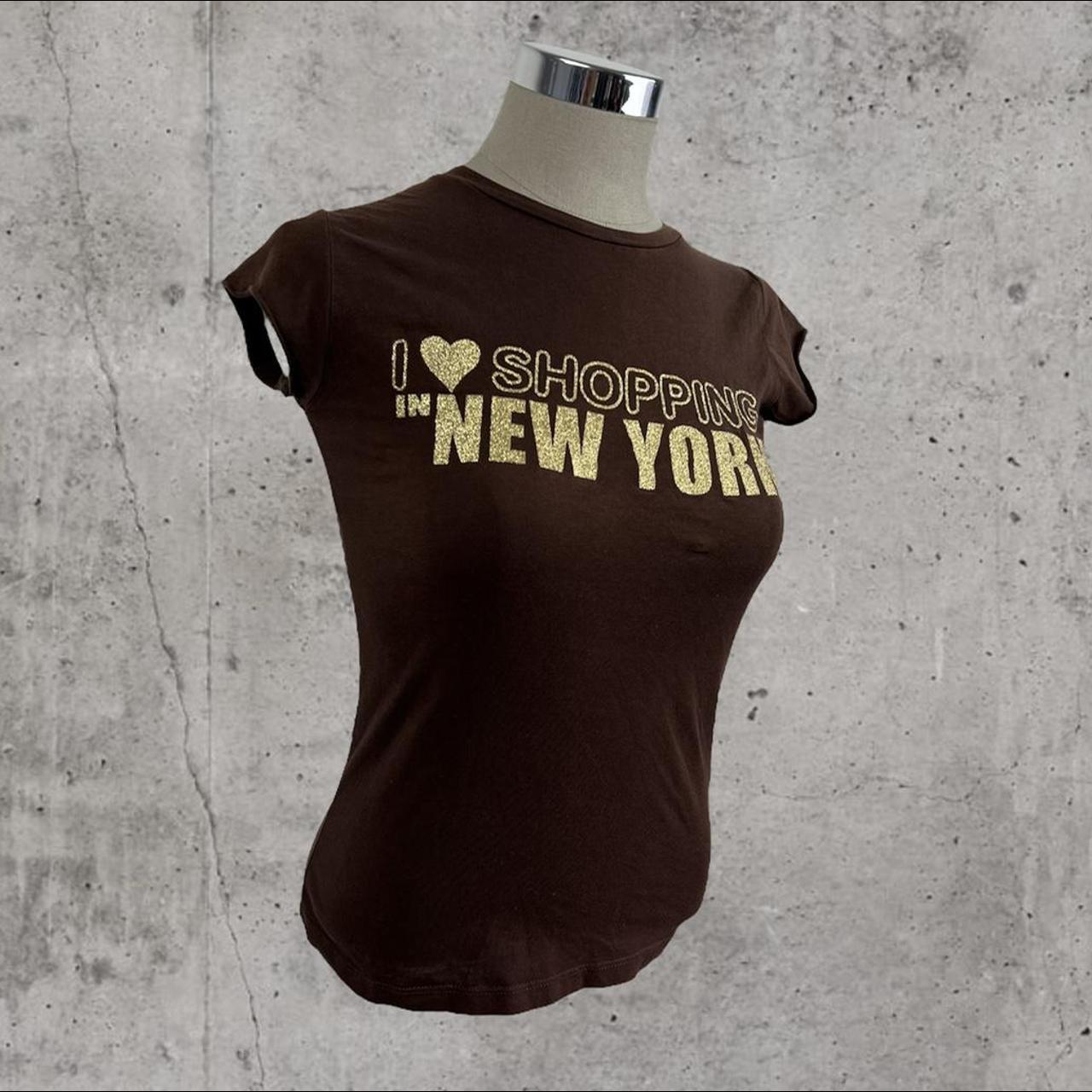 UNIF Women's Brown and Gold Shirt (2)