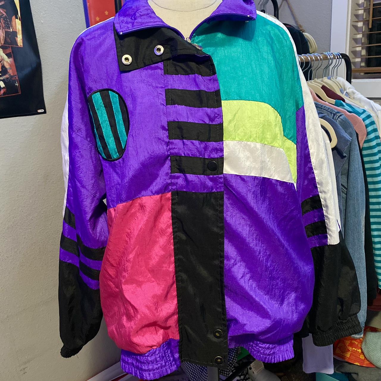 Lavon Men's Purple and Pink Jacket (2)