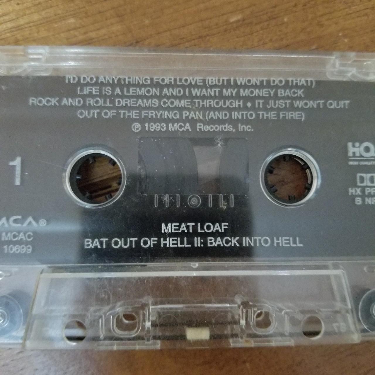 Meat Loaf Bat Out Of Hell Ii Back Into Hell Depop