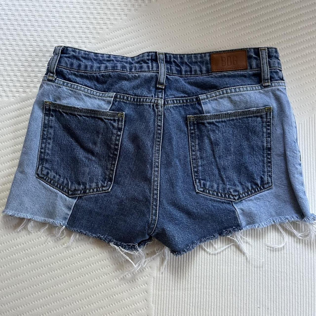 BDG Urban Outfitters patchwork denim shorts 🌺 W 27 ,... - Depop