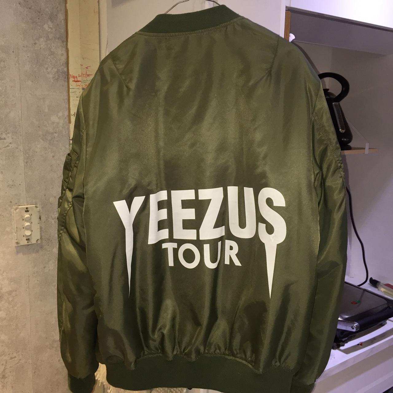 Yeezy bomber sale jacket tour