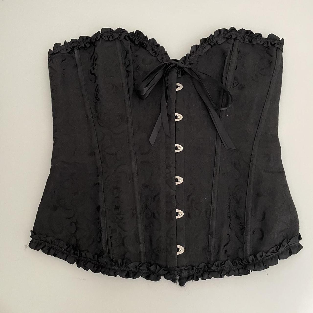 Women's Black Corset | Depop