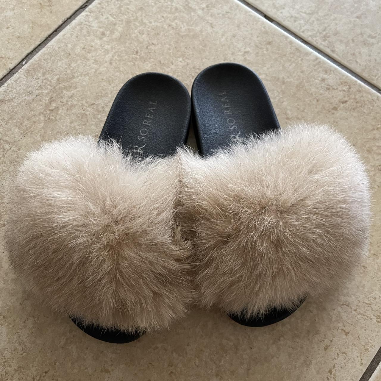 so real fur slides