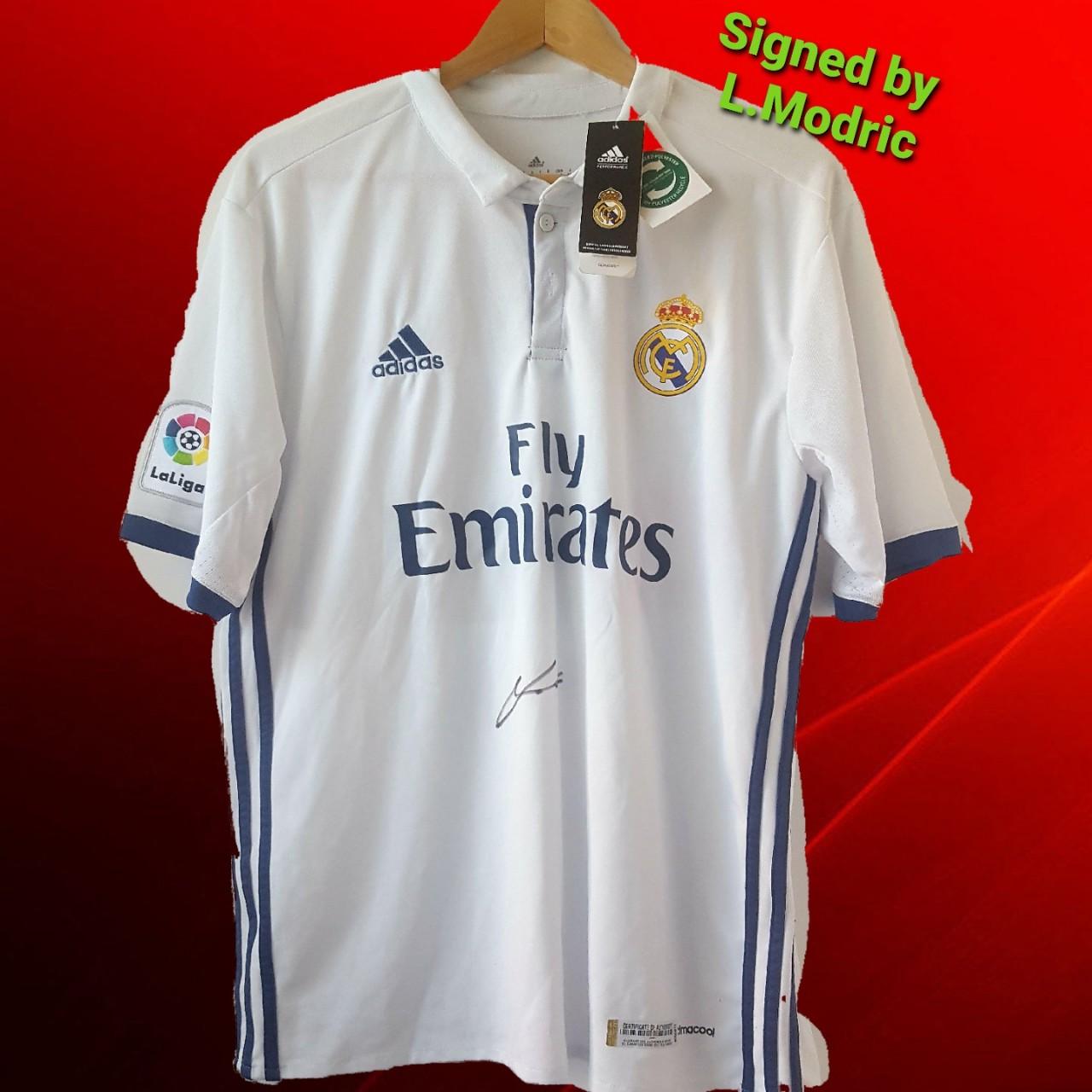 Vintage Real Madrid Luka Modric Jersey Youth - Depop