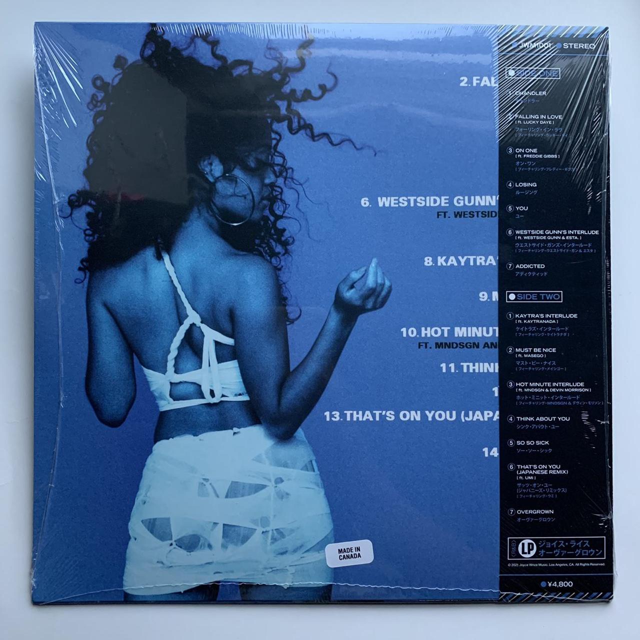 Joyce Wrice Overgrown OBI White Colored Vinyl LP... - Depop