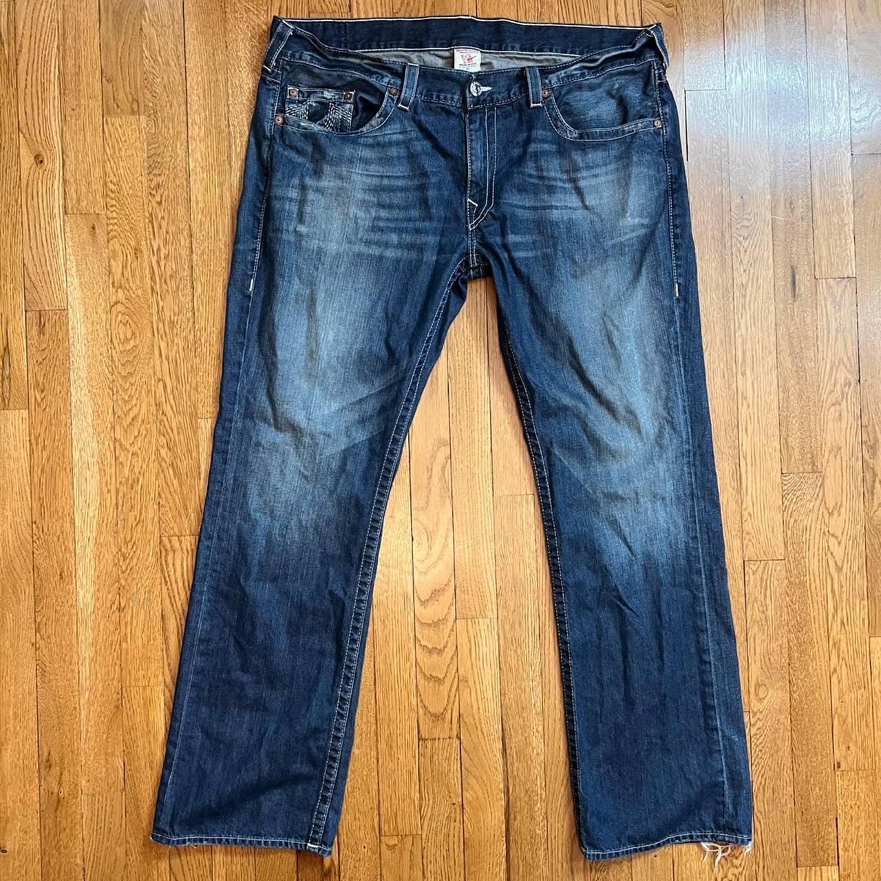 True religion jeans Straight waist 21 inseam... - Depop