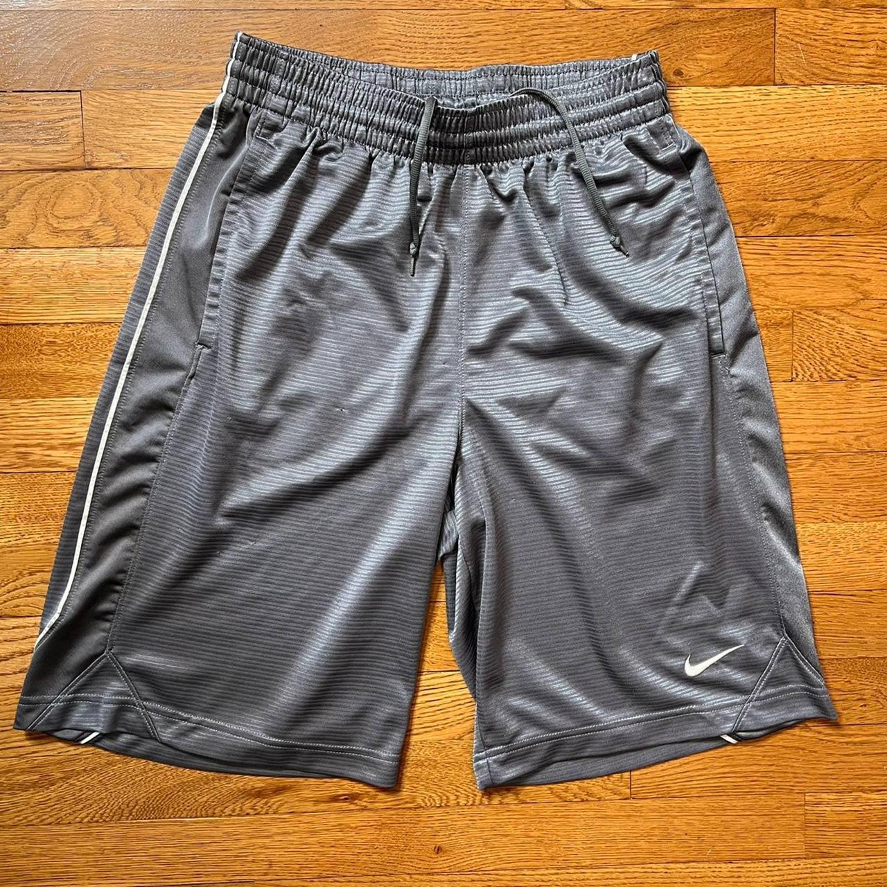 mens grey nike basketball shorts