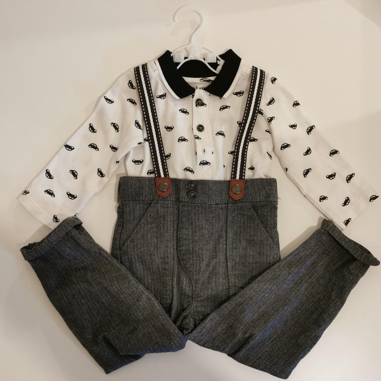 Smart baby boy dungarees clothes Perfect condition... Depop