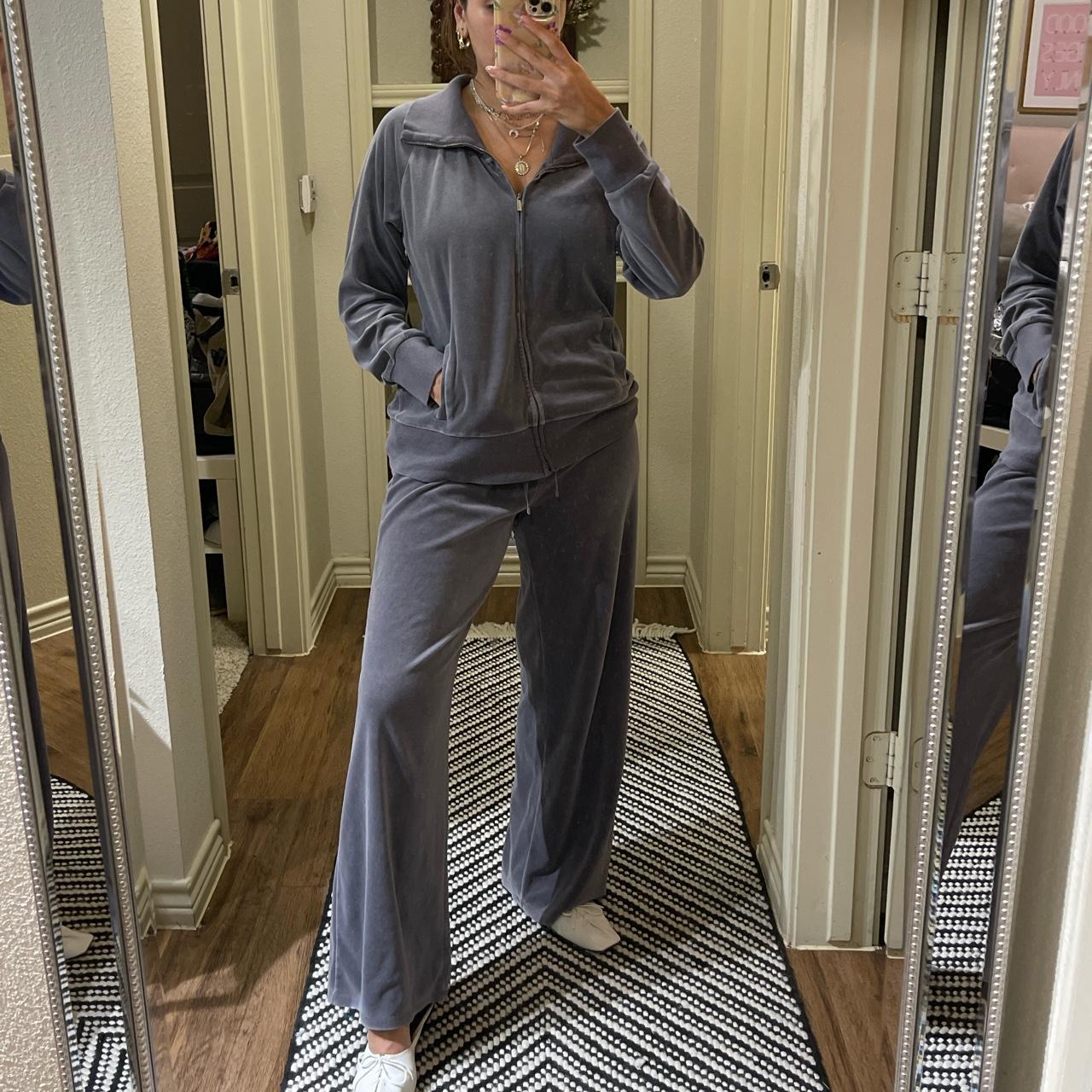 Matching velour workouts set. A good throw back to... Depop