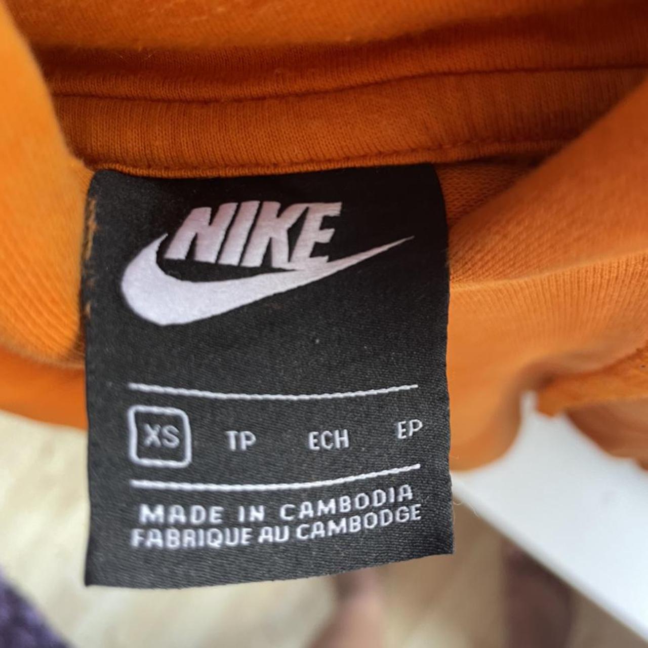 nike orange label hoodie