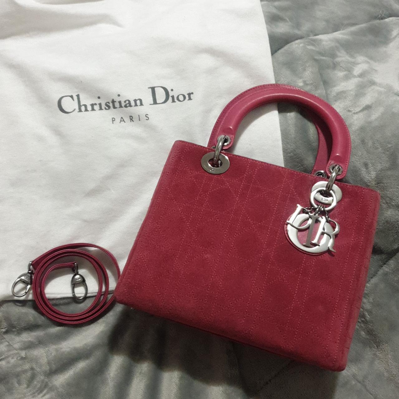 Vintage Authentic Christian Dior Lady Dior Handbag