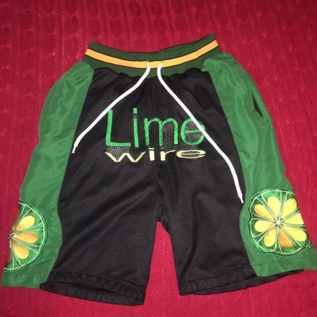 Hollywood Hunna Lime Wire Shorts - Depop