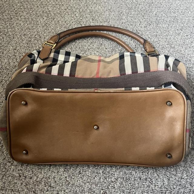 Burberry Bridle Orchard Bag House Check Canvas - Depop