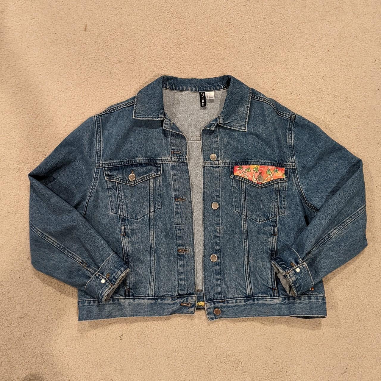 Divided jean jacket sale