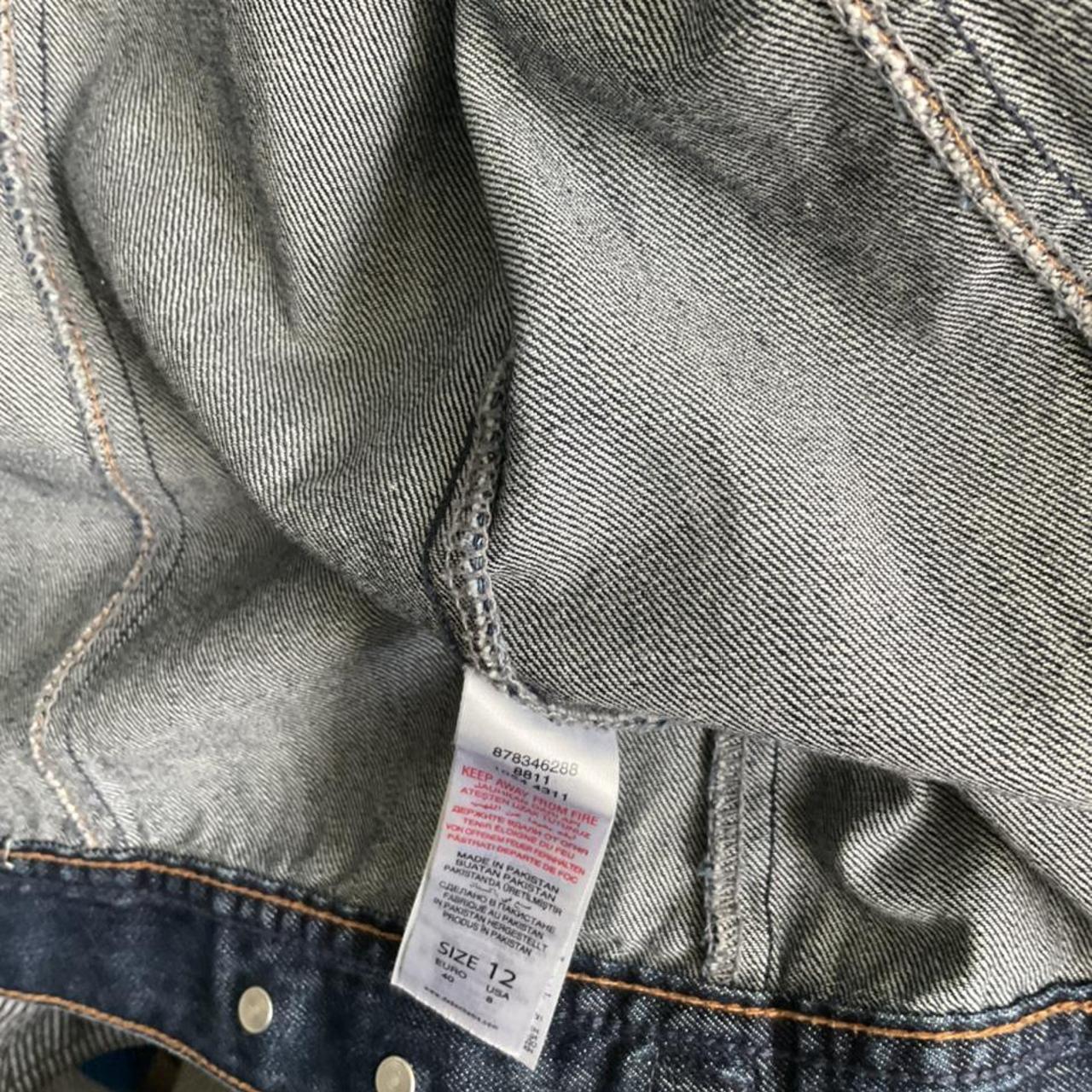 Mantaray Debenhams denim jacket size 12, pit to pit... Depop
