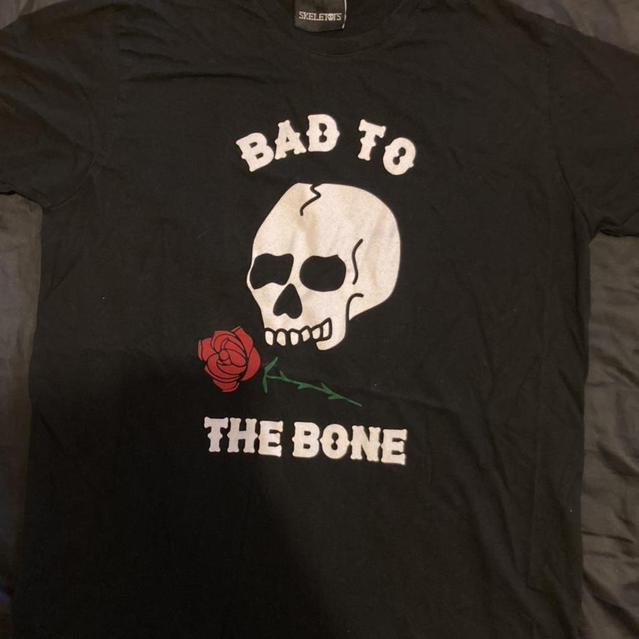 Skeletons bad to the bone t shirt Excellent... - Depop