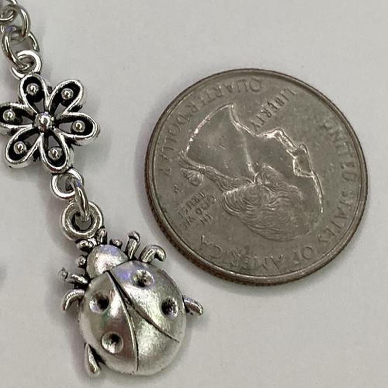 Product Image 2 - Floral Ladybug Earrings 🐞
Handmade silver