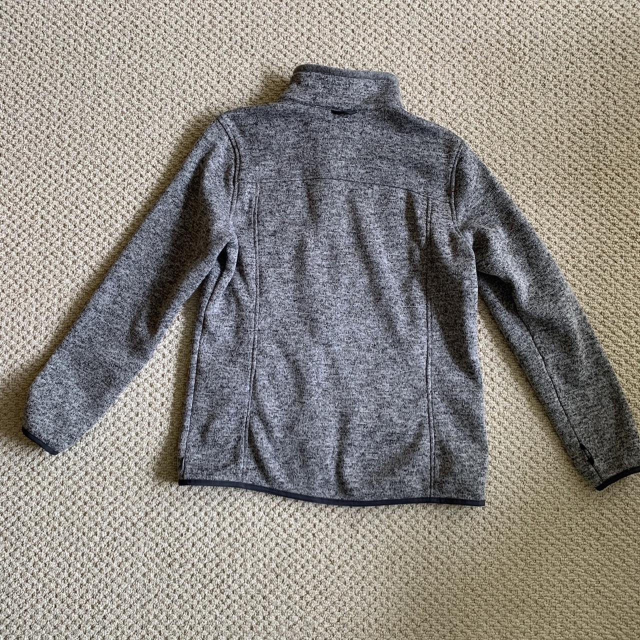 EDDIE BAUER GREY FLEECE🌞 Size: large but fits more... - Depop