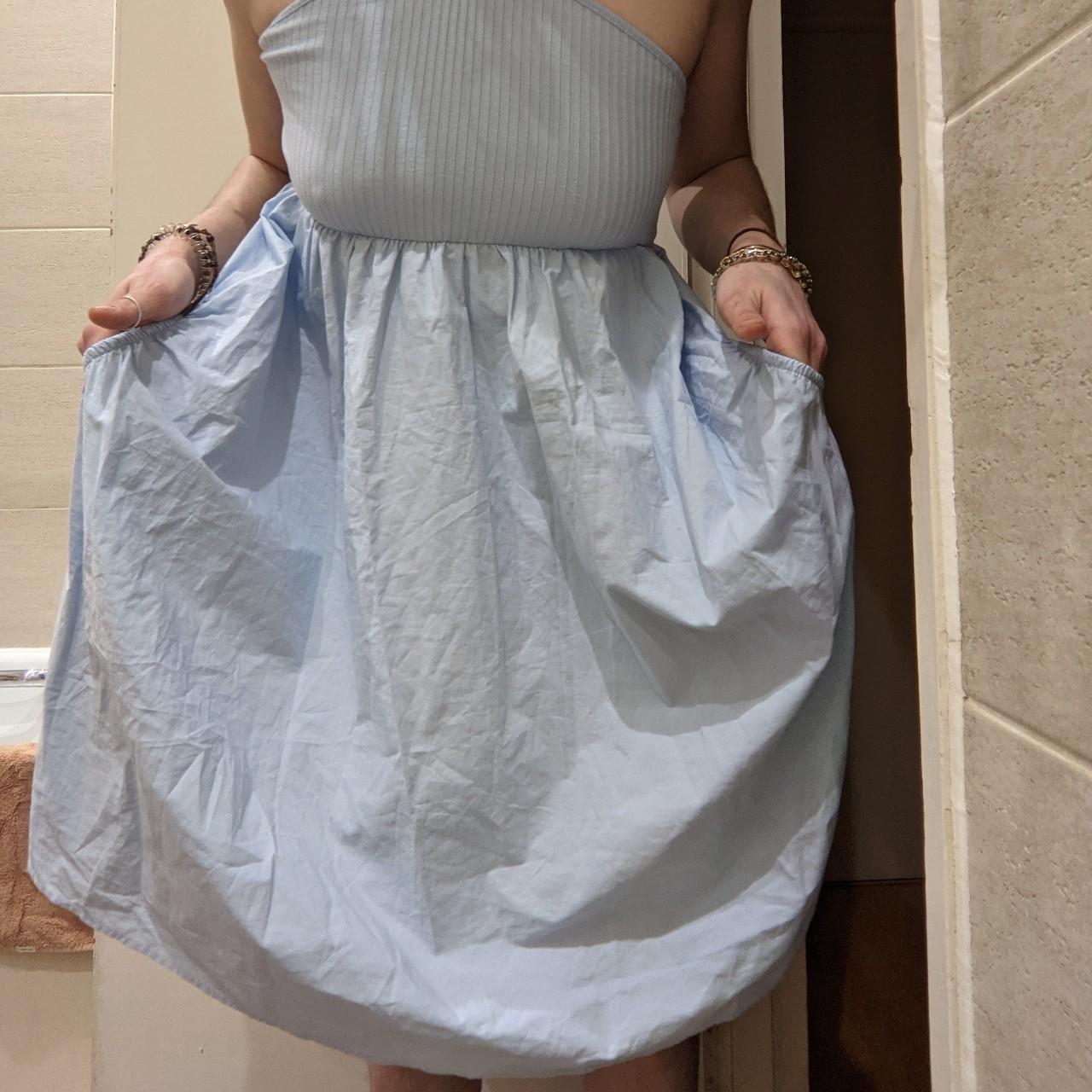 H&M Women's Blue Dress Depop