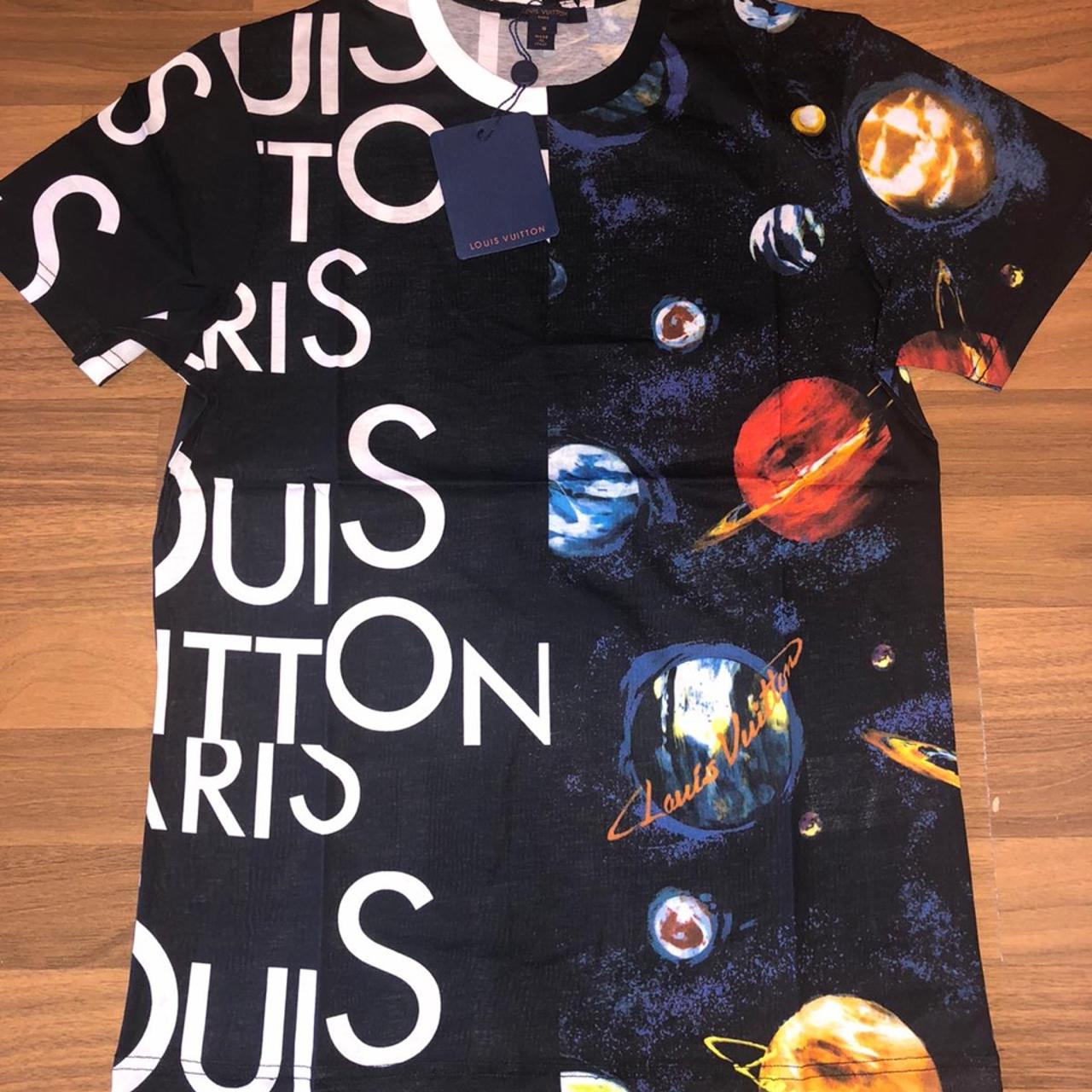Louis Vuitton Half and Half Galaxy T-Shirt available
